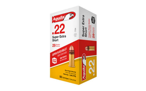 Ammunition Aguila Ammunition Rimfire 22Short AGUILA 22 SHORT HV 29GR 50/1000 • Model: Rimfire